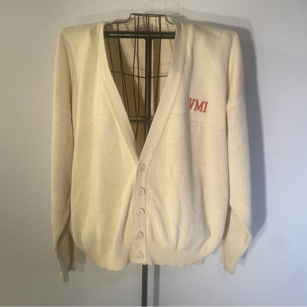 Vintage College House Virginia Military Institute (VMI) 100% Cotton Sweater